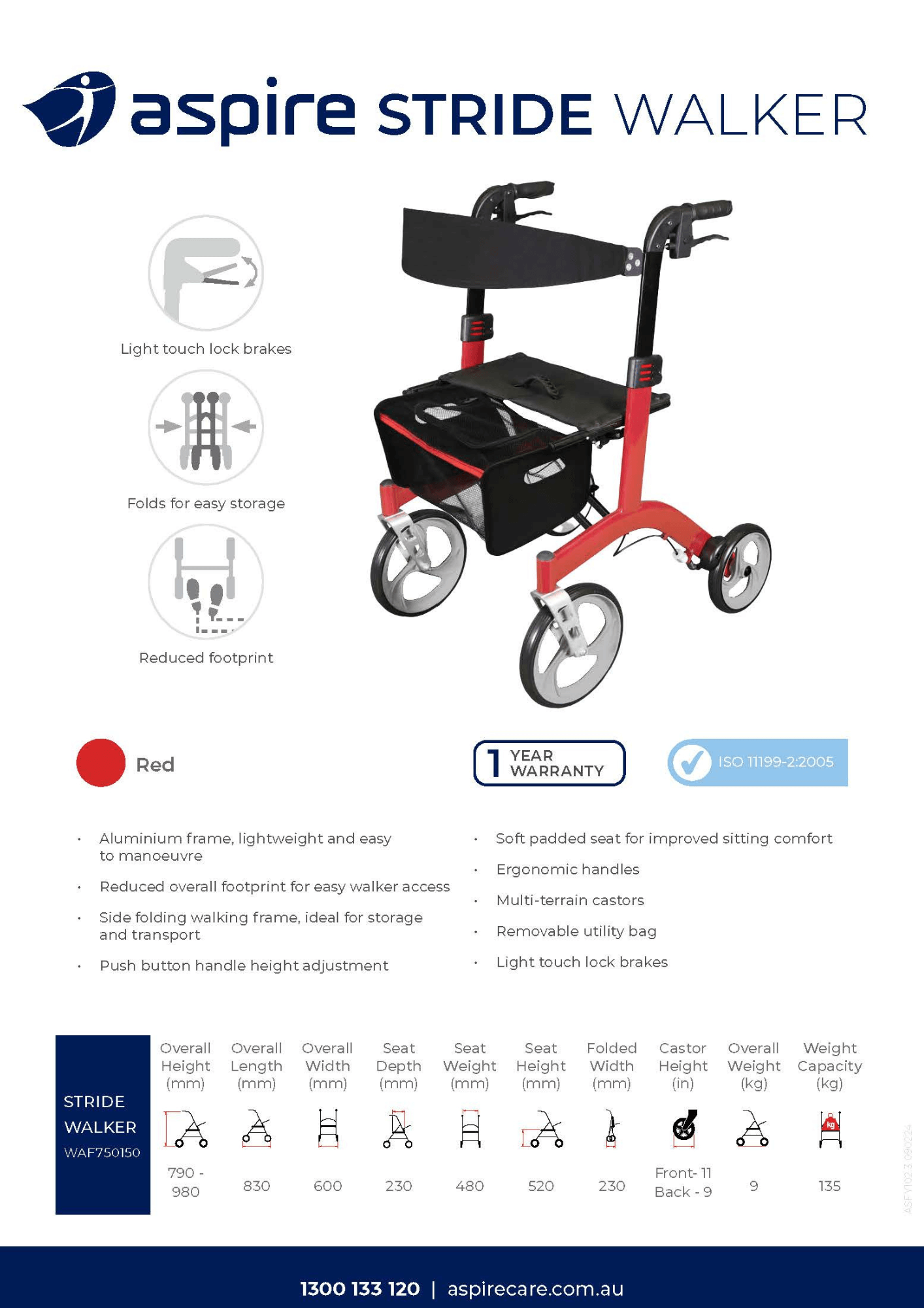 ASPIRE STRIDE WALKER FLYER